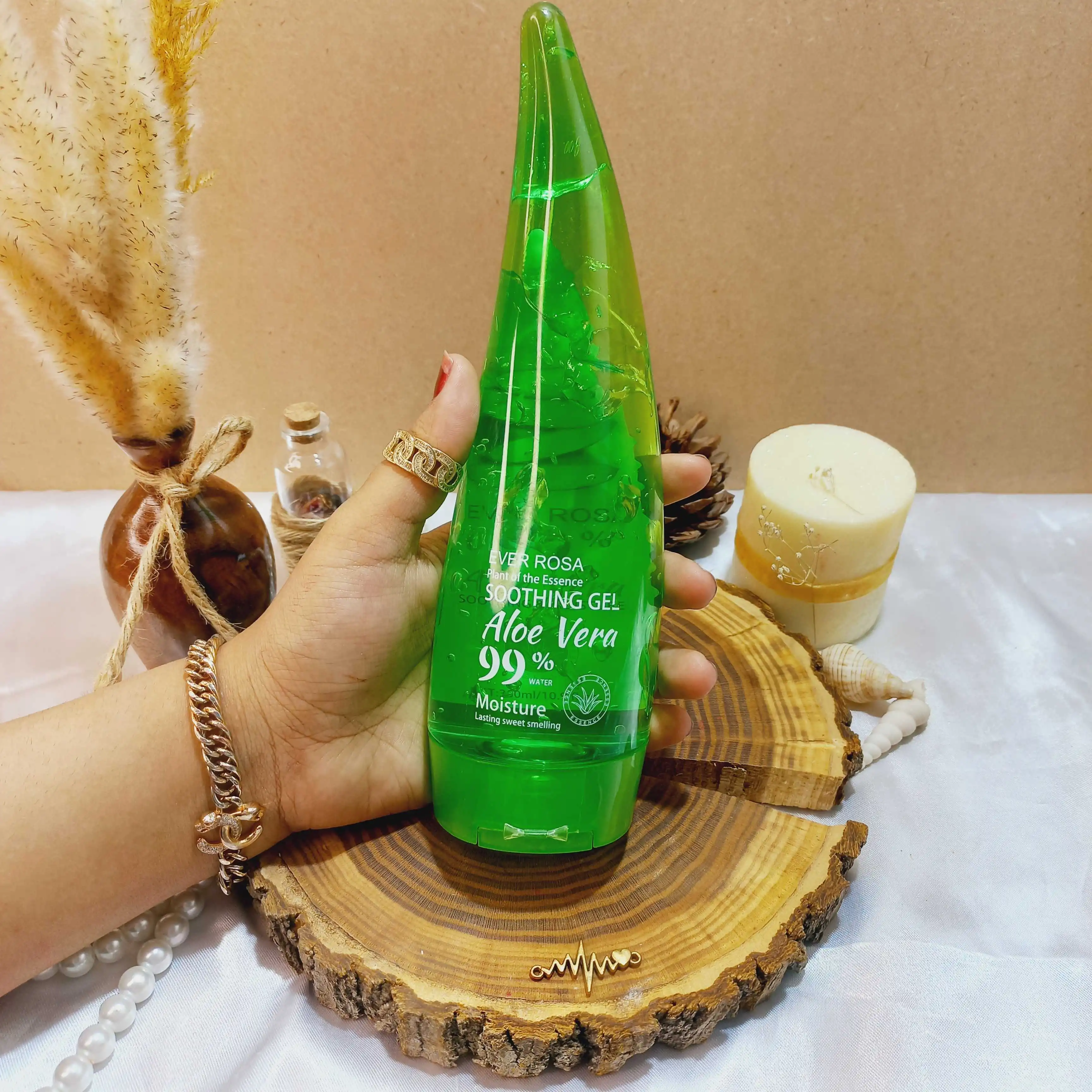 ژل آبرسان مدل لیفتینگ آلوئه ورا 99% ایور روزا EVER ROSA | پخش عمده