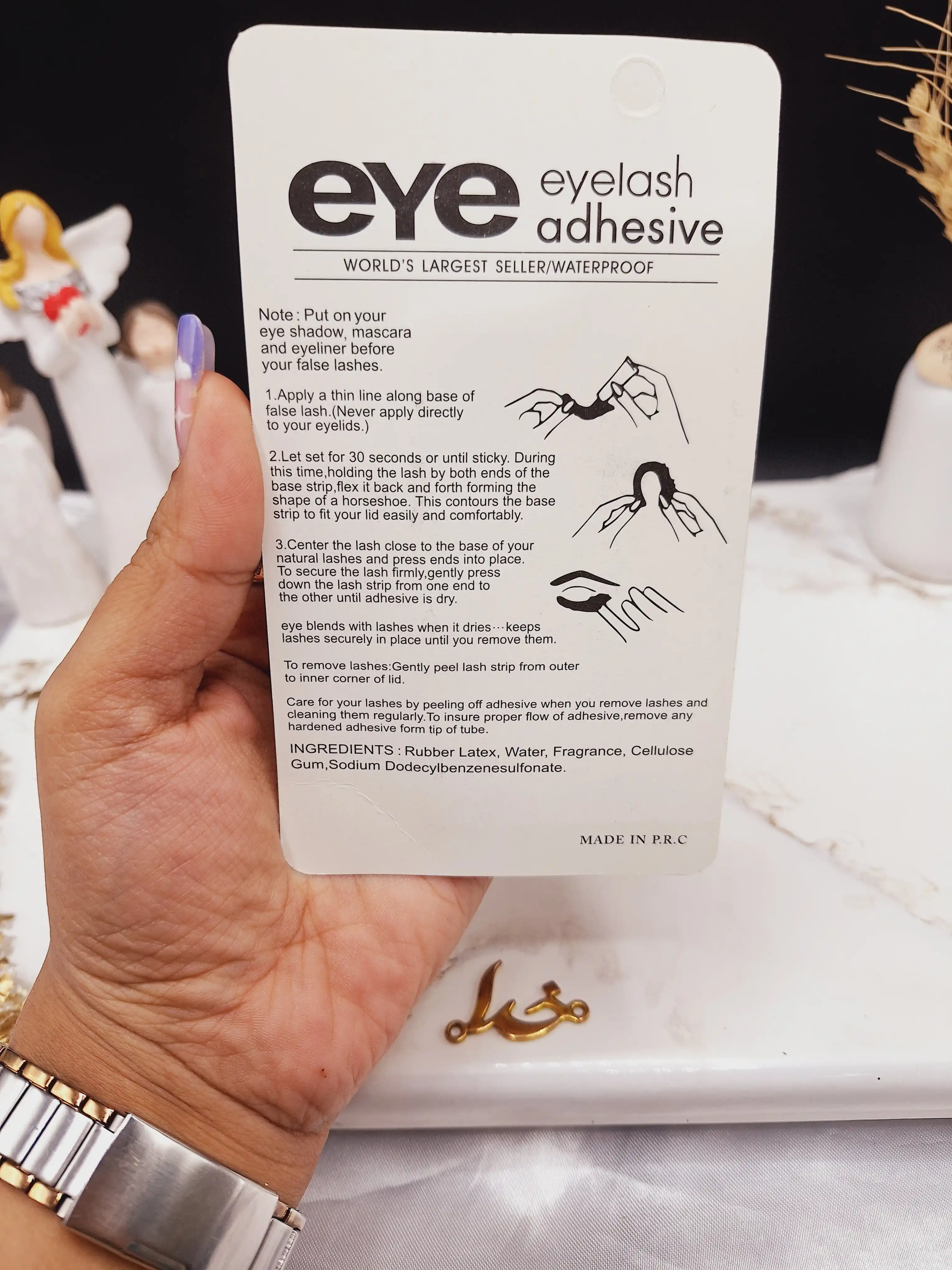 چسب مژه ضد آب بی رنگ EYE