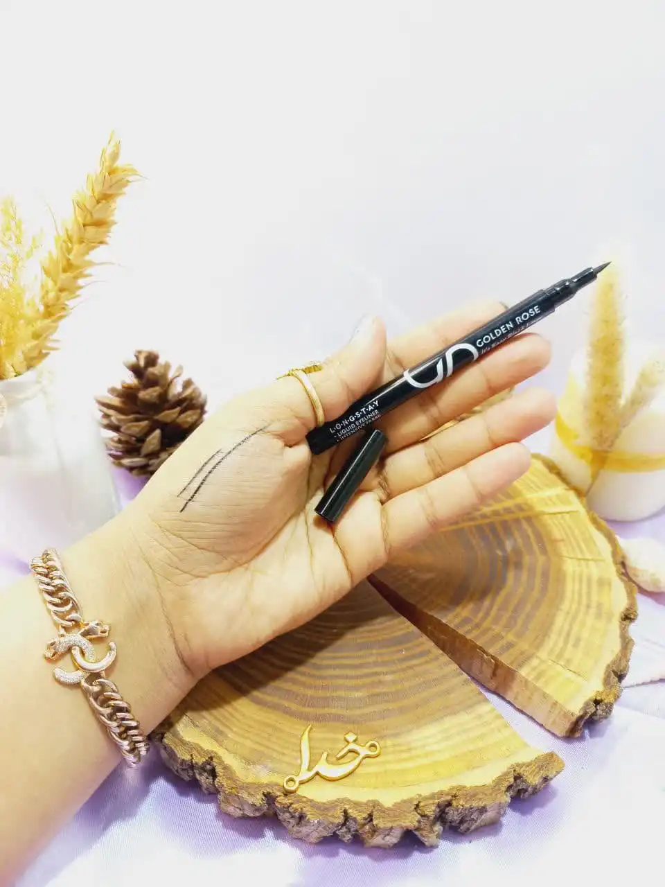 خط چشم ماژیکی مشکی گلدن رز GOLDEN ROSE کد 7712