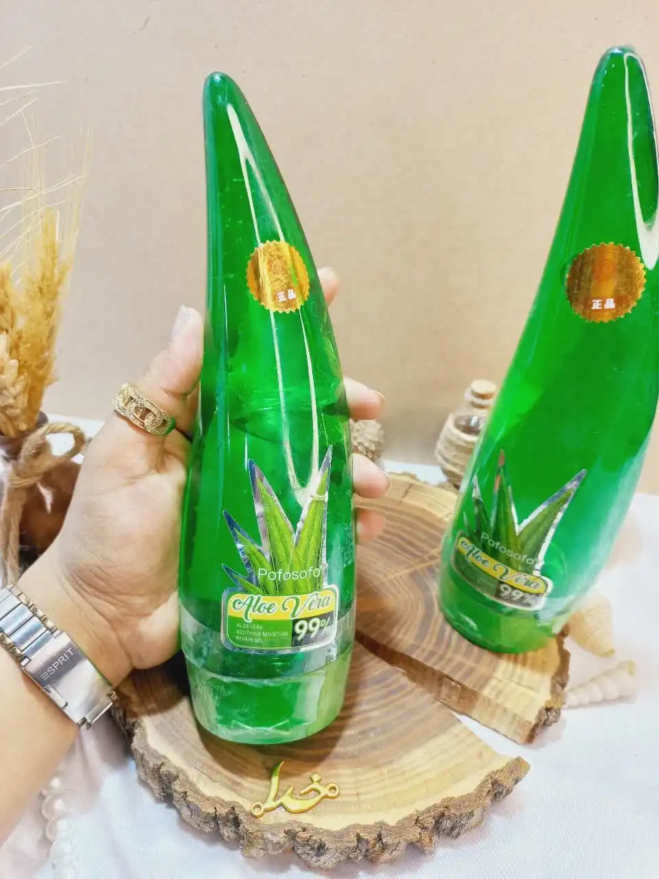 ژل آبرسان درمانی آلوئه ورا 99% درصد پوفوسوفو  POFOSOFO کد p061