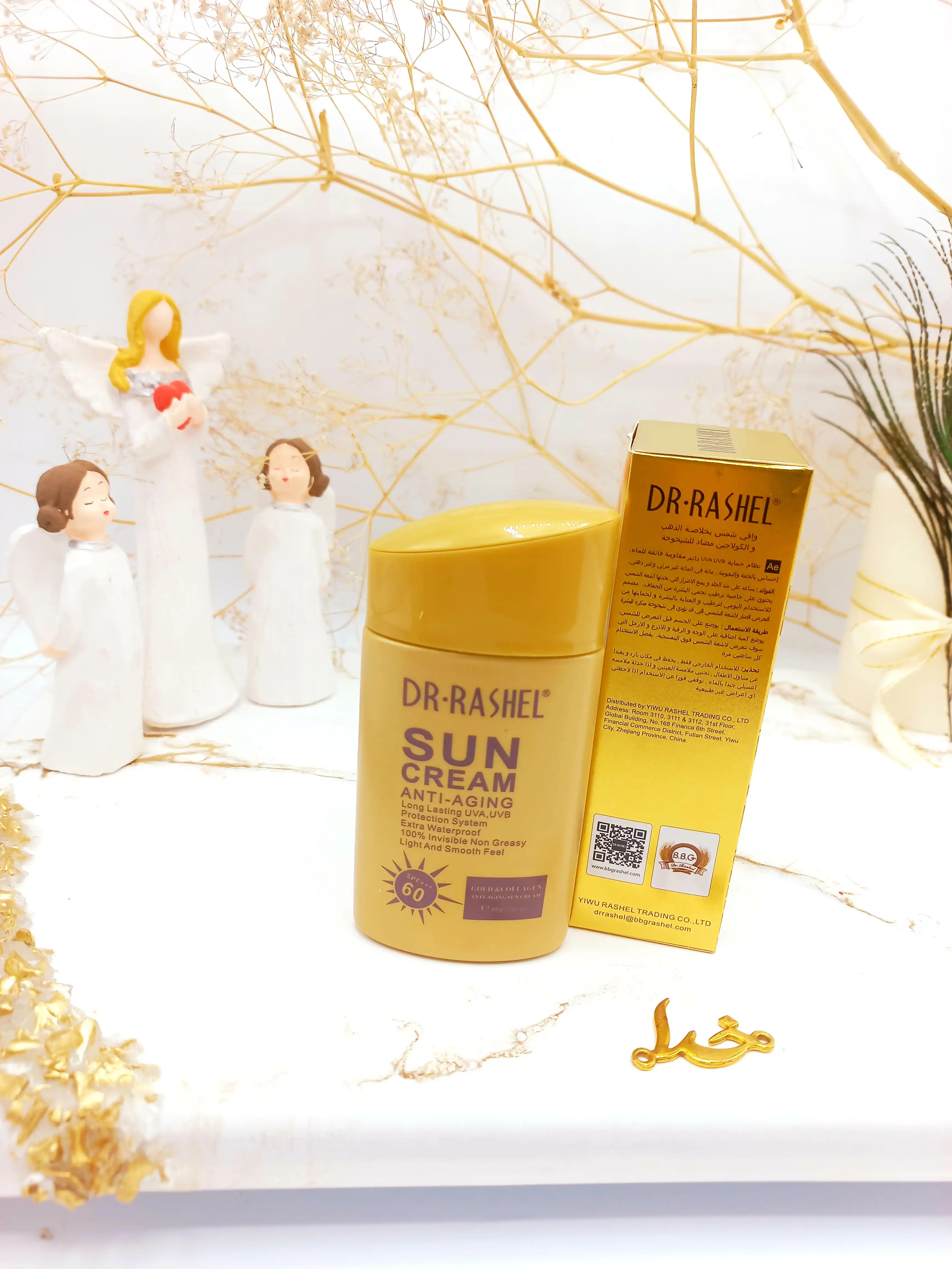 ضدآفتاب 60 درصد بی رنگ دکتر راشل dr RASHEL کد DRL1311