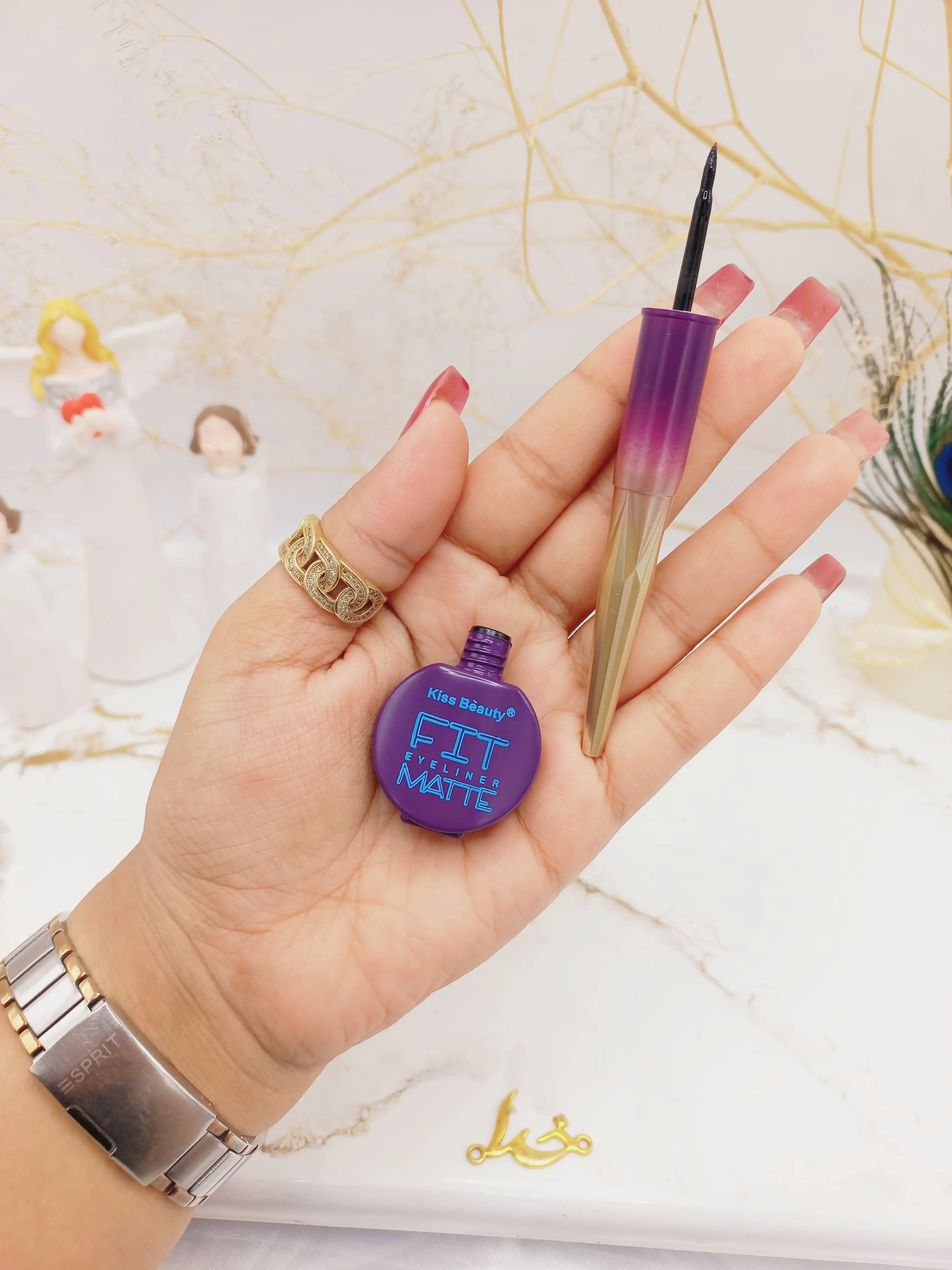 خط چشم ضد آب ماژیکی کیس بیوتی kiss beauty کد 574970