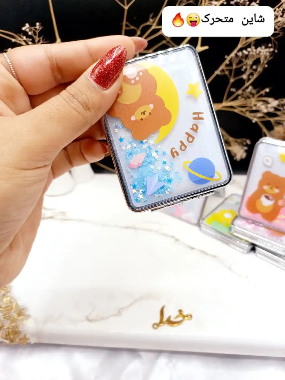 آینه آکواریومی فانتزی چهار گوش کد 031A