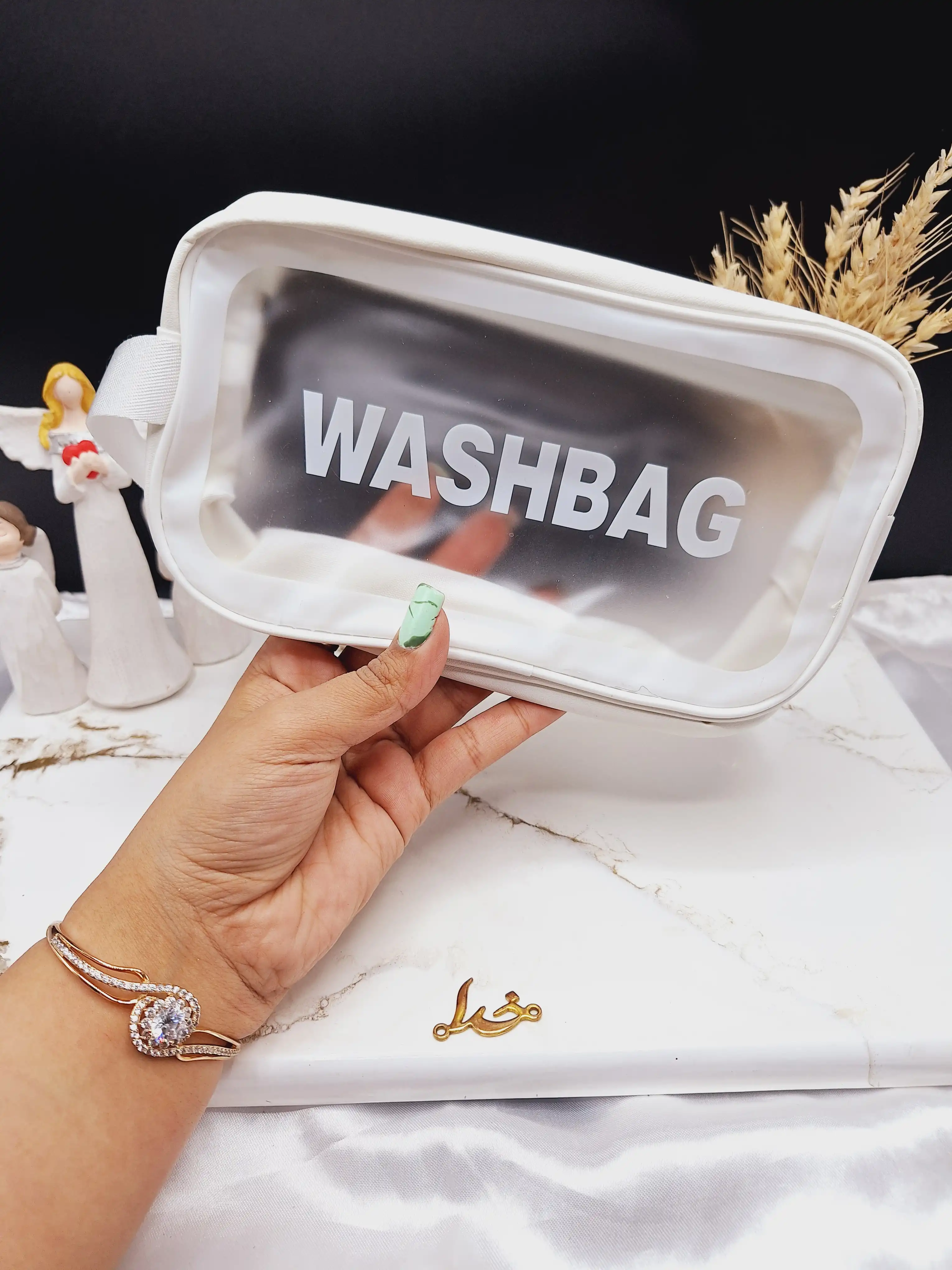 کیف لوازم آرایش کوچک WASHBAC سایز 10*20