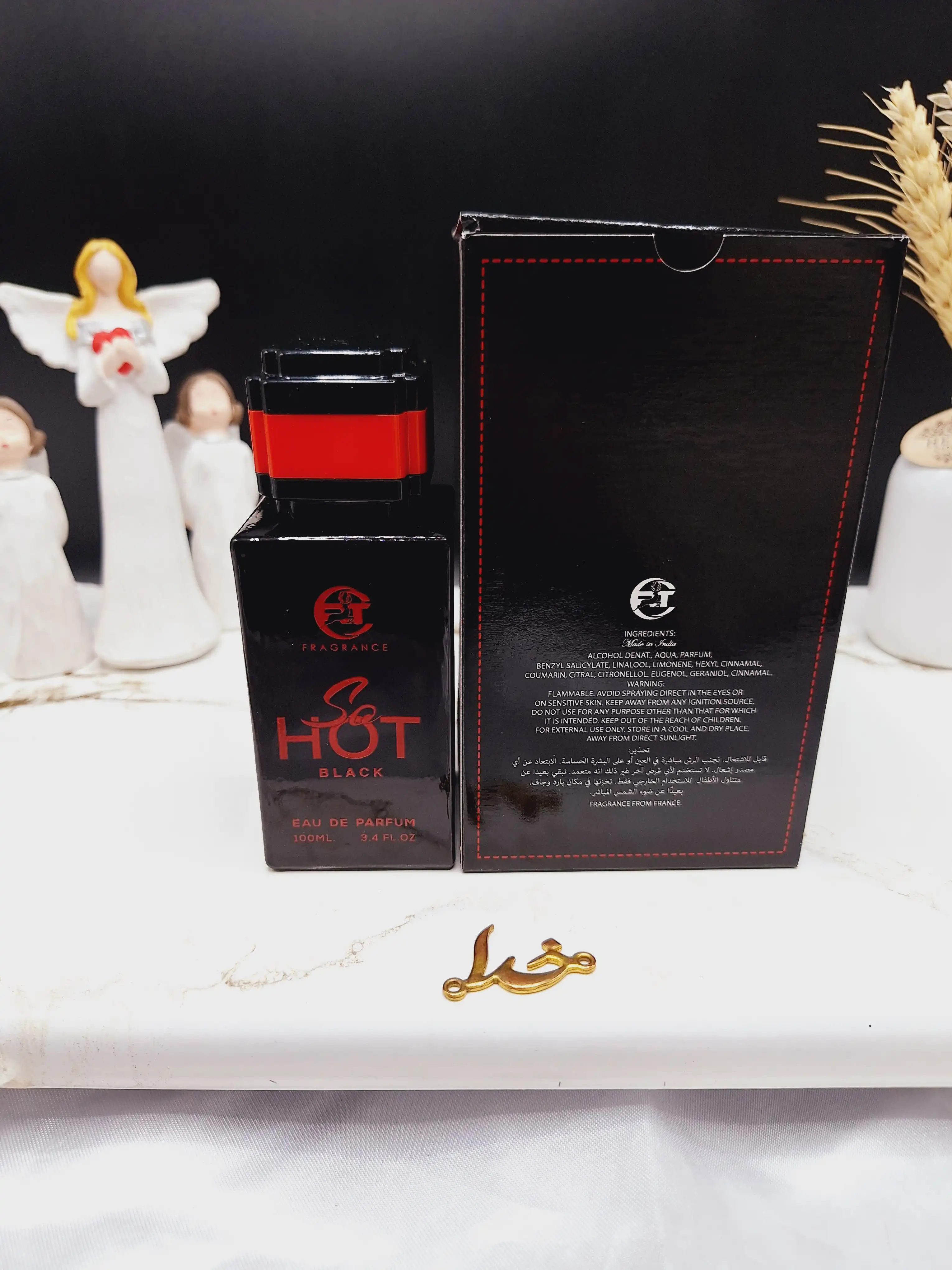 ادکلن 100 میل مردانه برند هوت بلک HOT BLACK کد 0453