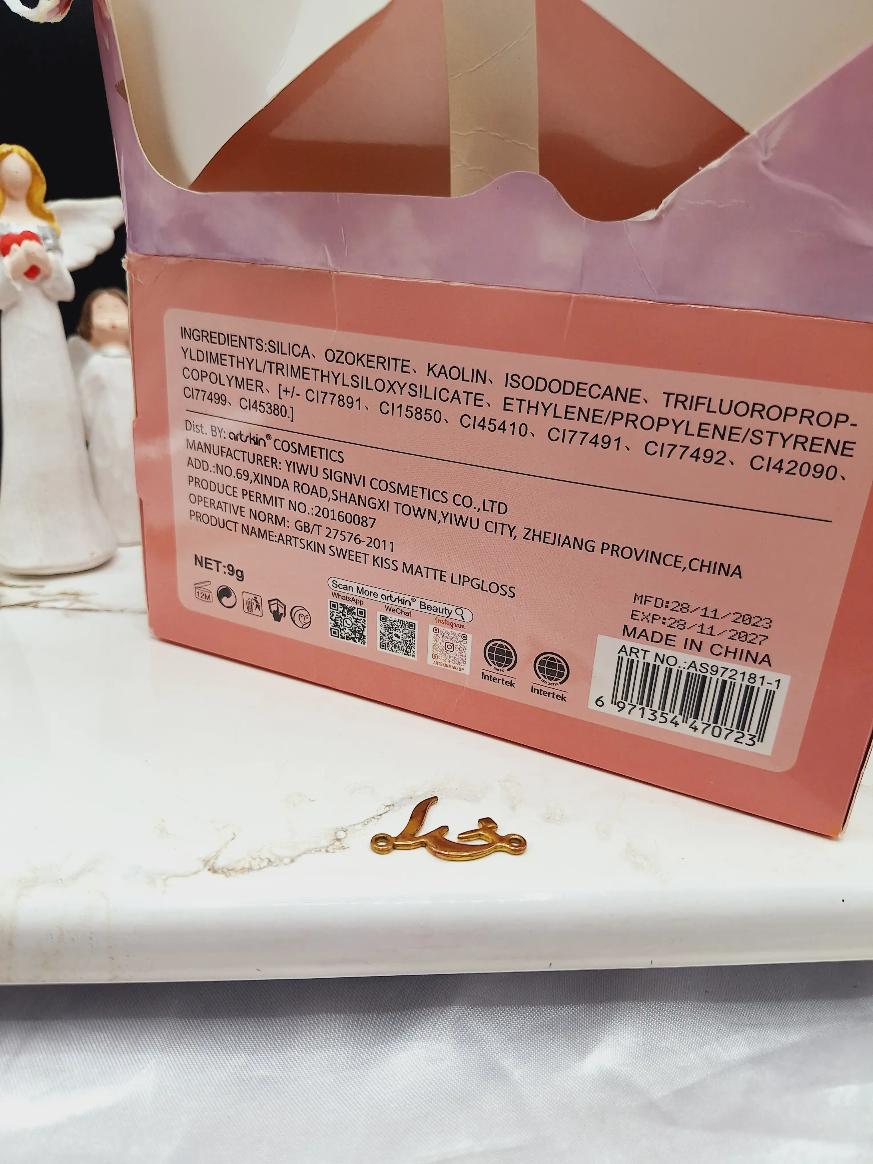 پک 6 عددی رژ مایع ضدآب آرت اسکین artskin کد SA972181