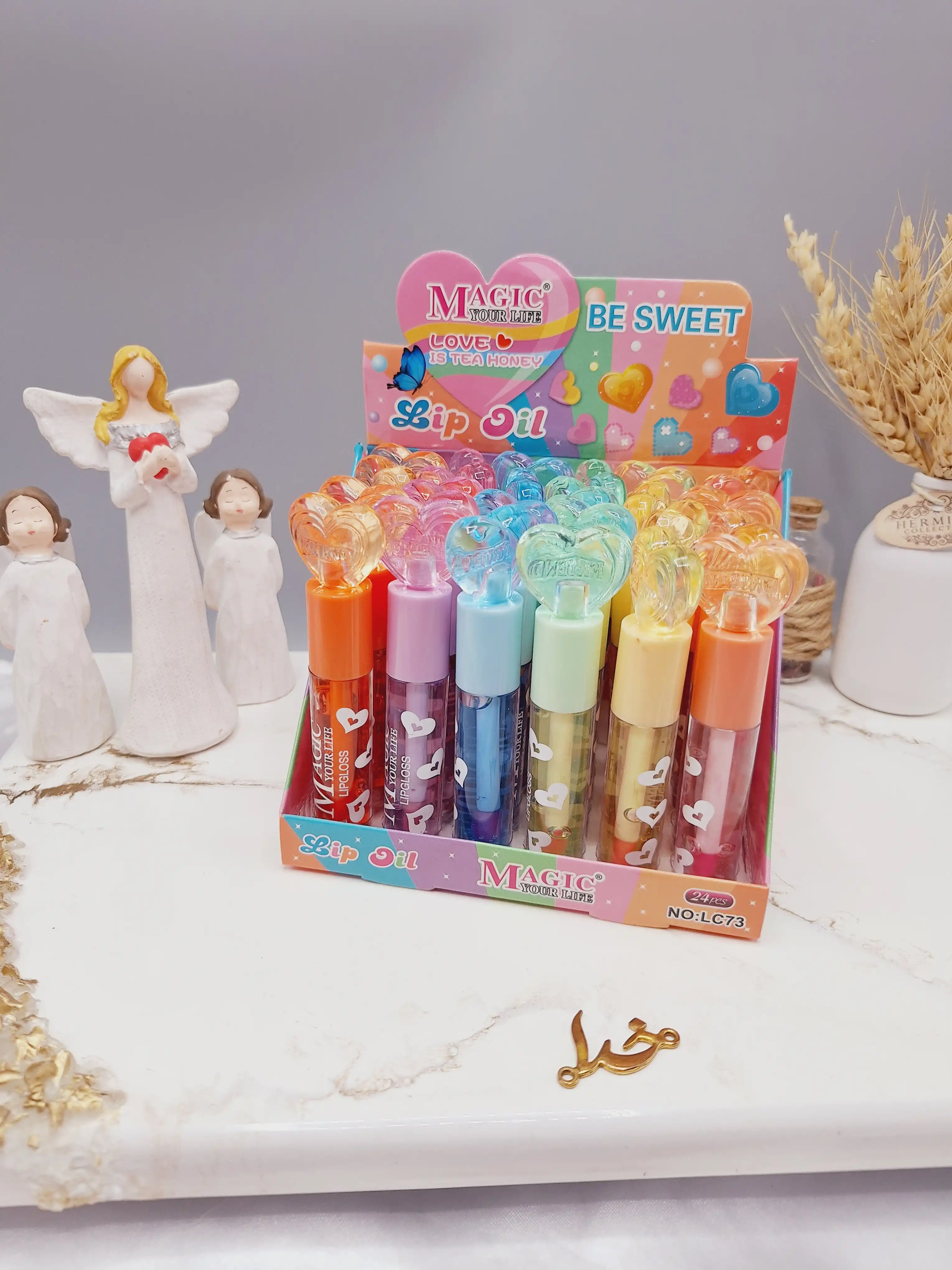 برق لب حرارتی طرح قلب برند مجیک MAGIC کد LC73