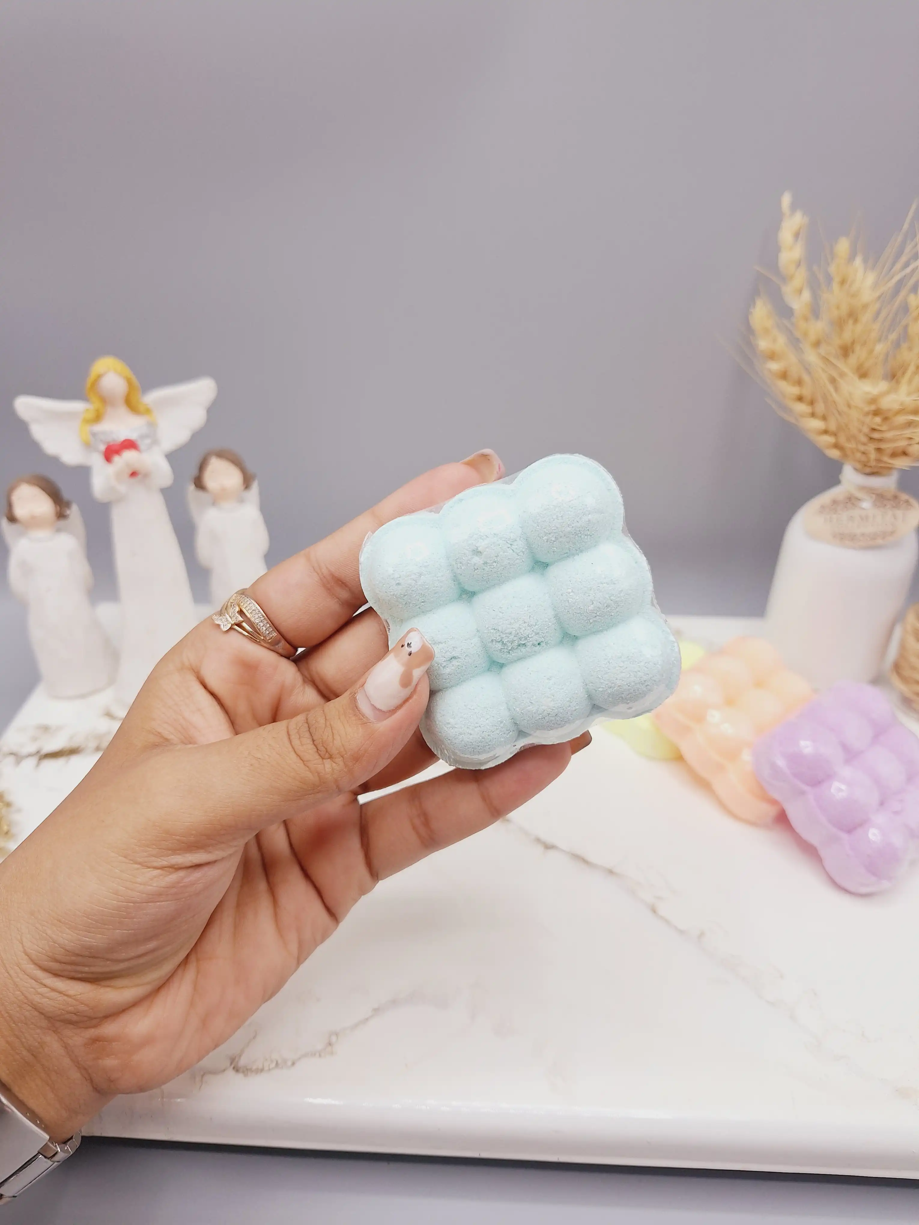 کوکتل و پدیکور طرح وافل وزن 60 گرم