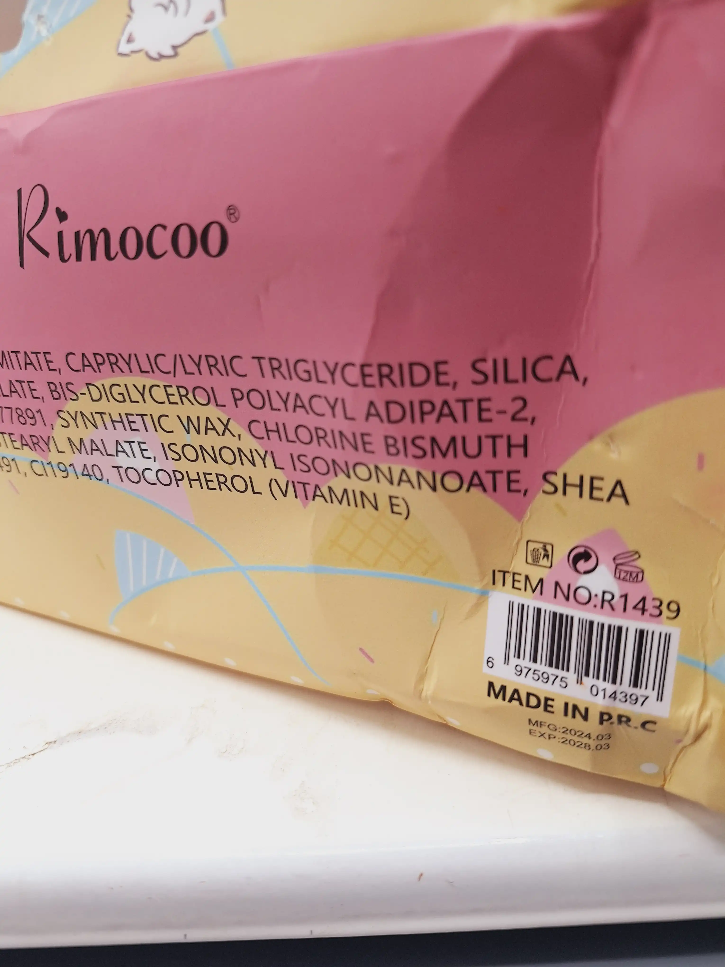 رژ گونه پودری هلو کیتی مدل صورتی باربی برند Rimocoo کد R1439