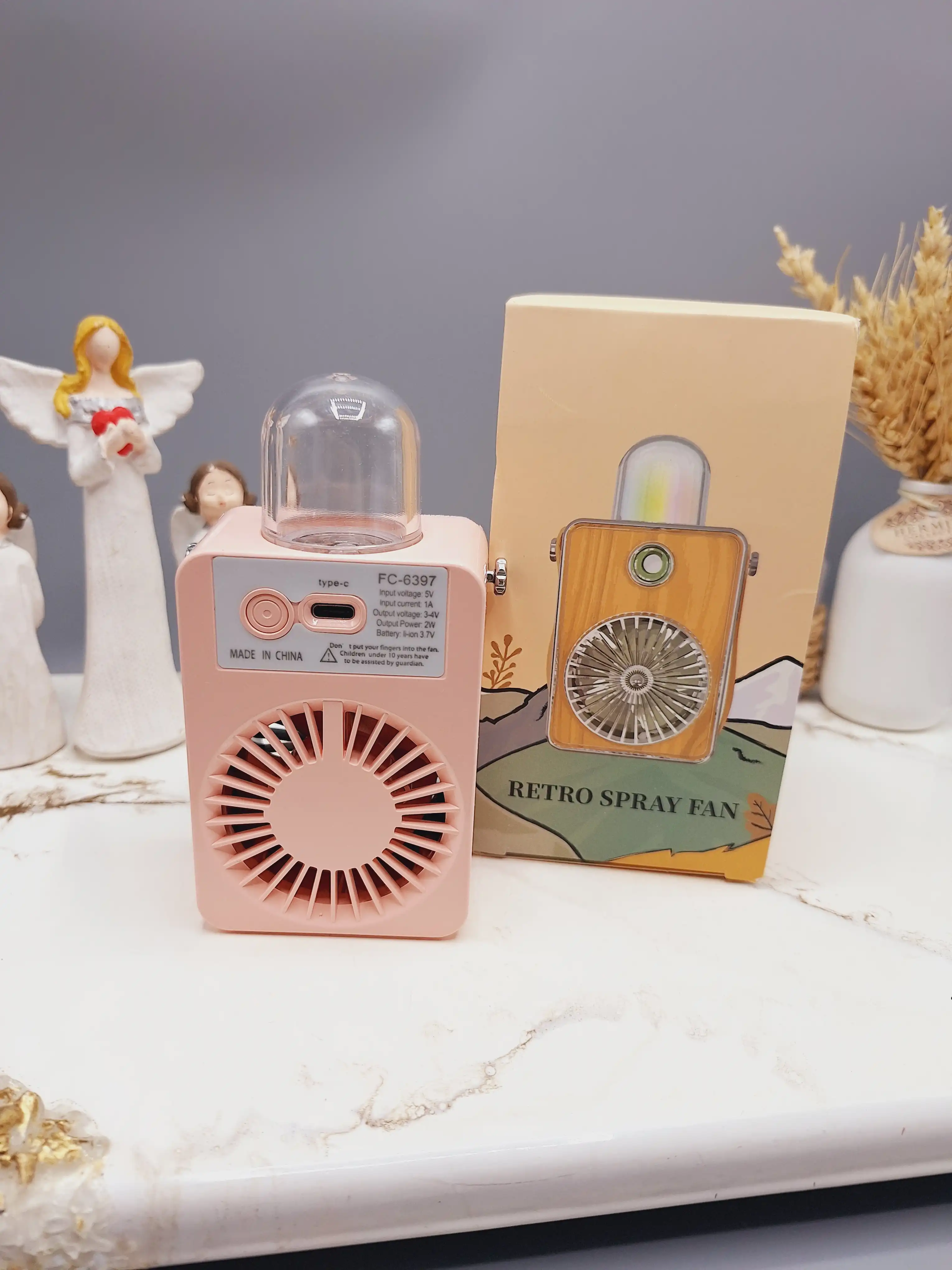 مینی پنکه فانتزی وارداتي با کیفیت RETRO