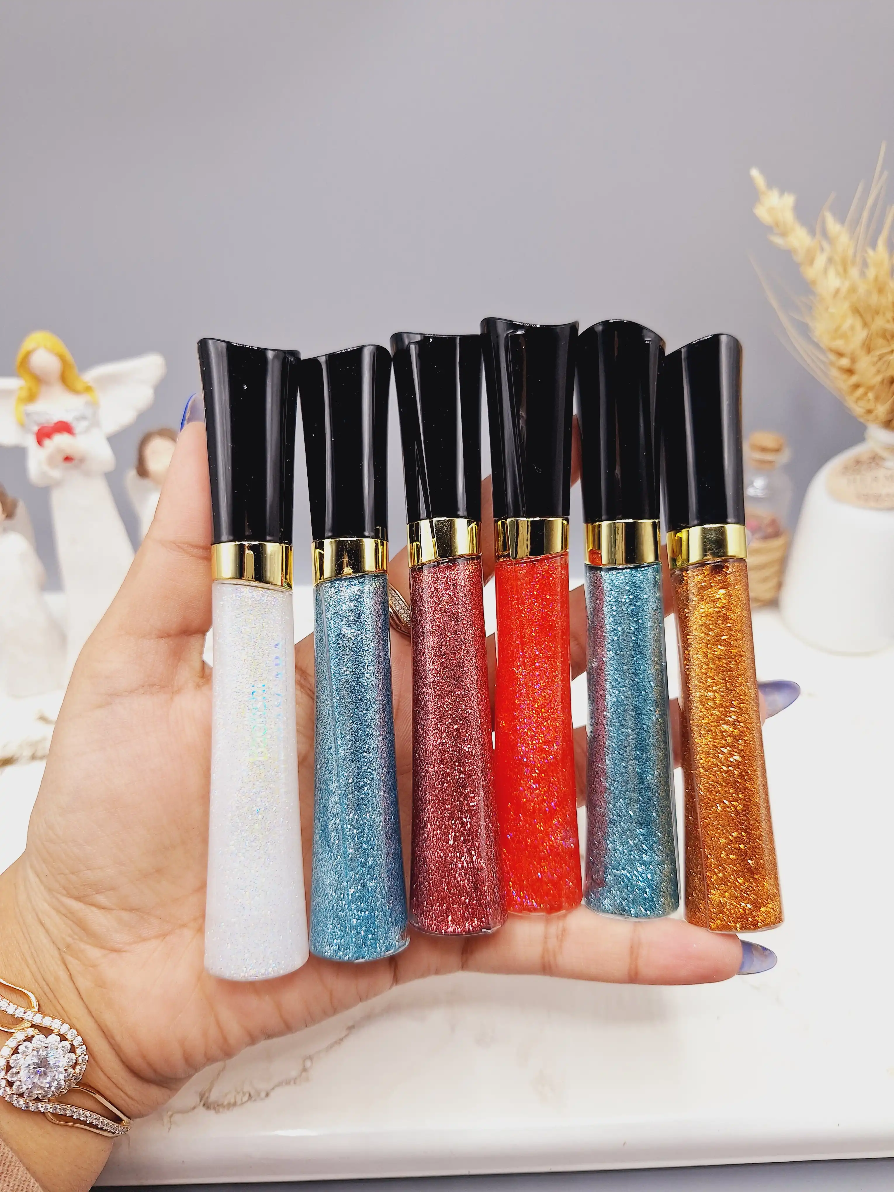 ریمل رنگی گلیتر دار برای چشم و موی سر  BAOLISHI‏ کد 550