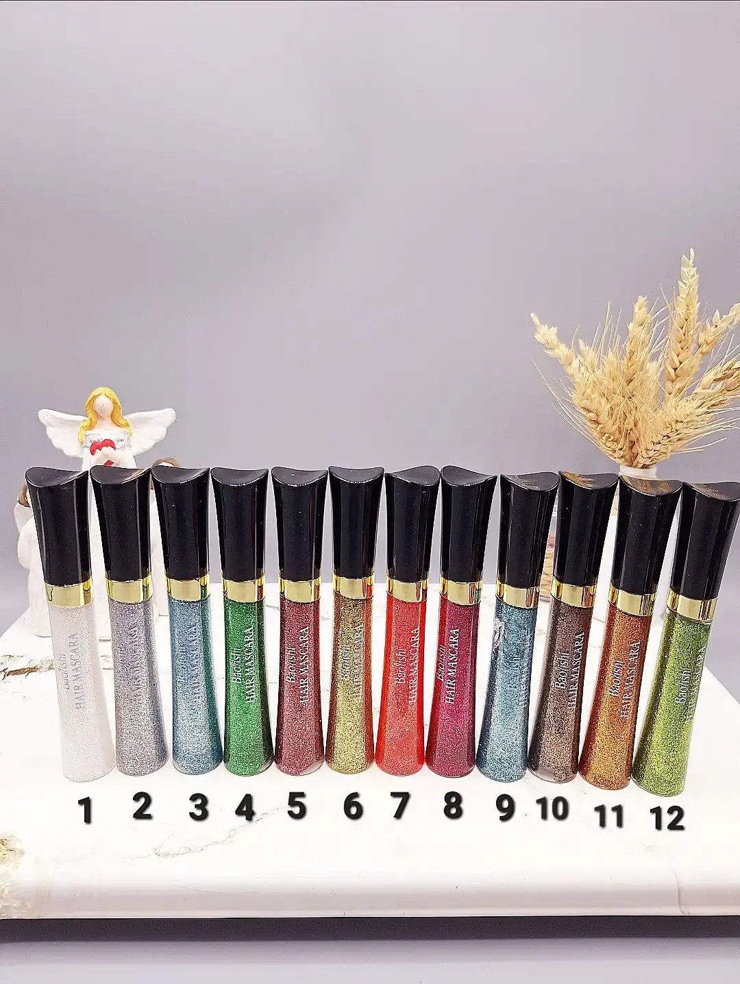 ریمل رنگی گلیتر دار برای چشم و موی سر  BAOLISHI‏ کد 550