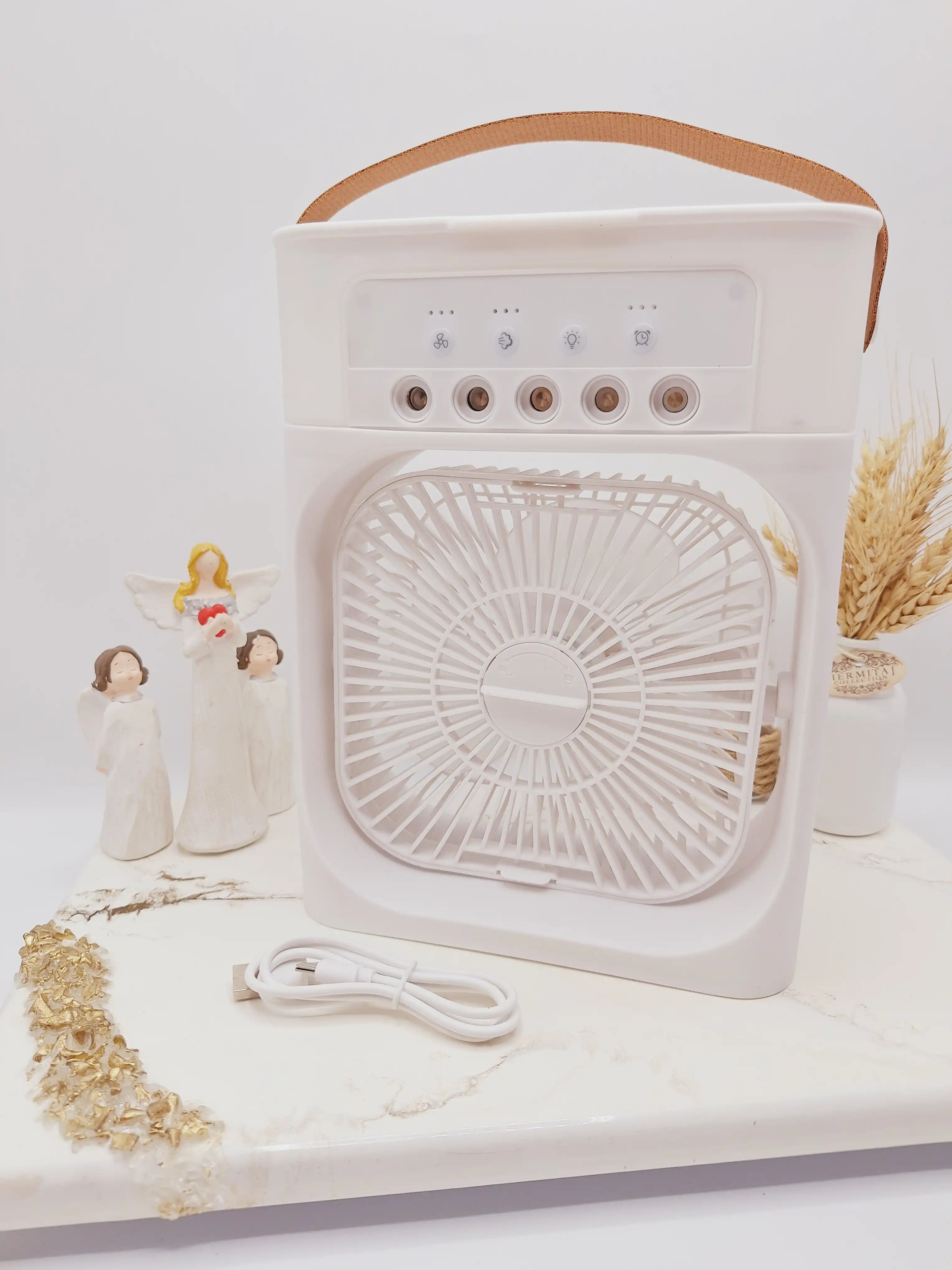 پنکه رومیزی مه پاش مدل Air Cooler Fan کد 5802 ساخت چین
