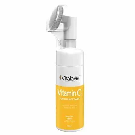 فوم شستشوی صورت Vitalayer مدل Vitamin C حجم 150 میلی‌لیتر