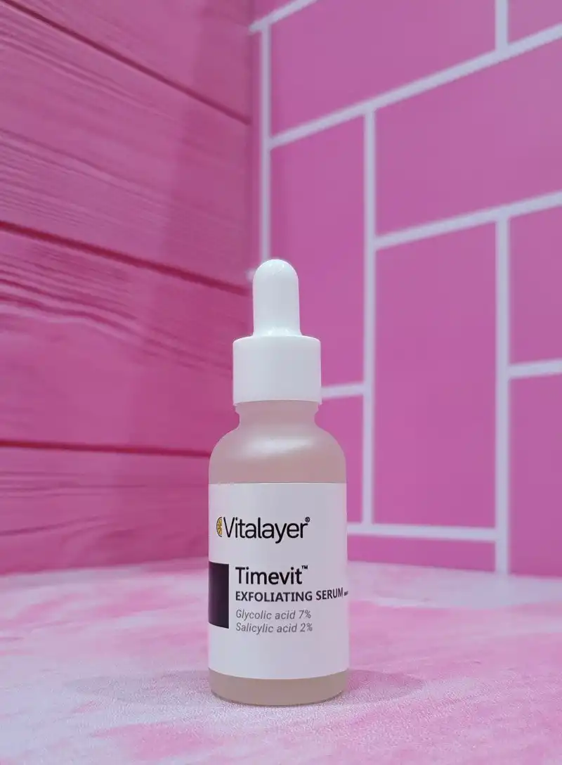 سرم لایه بردار Vitalayer مدل AHA 30% Timevit حجم 30 میلی‌لیتر