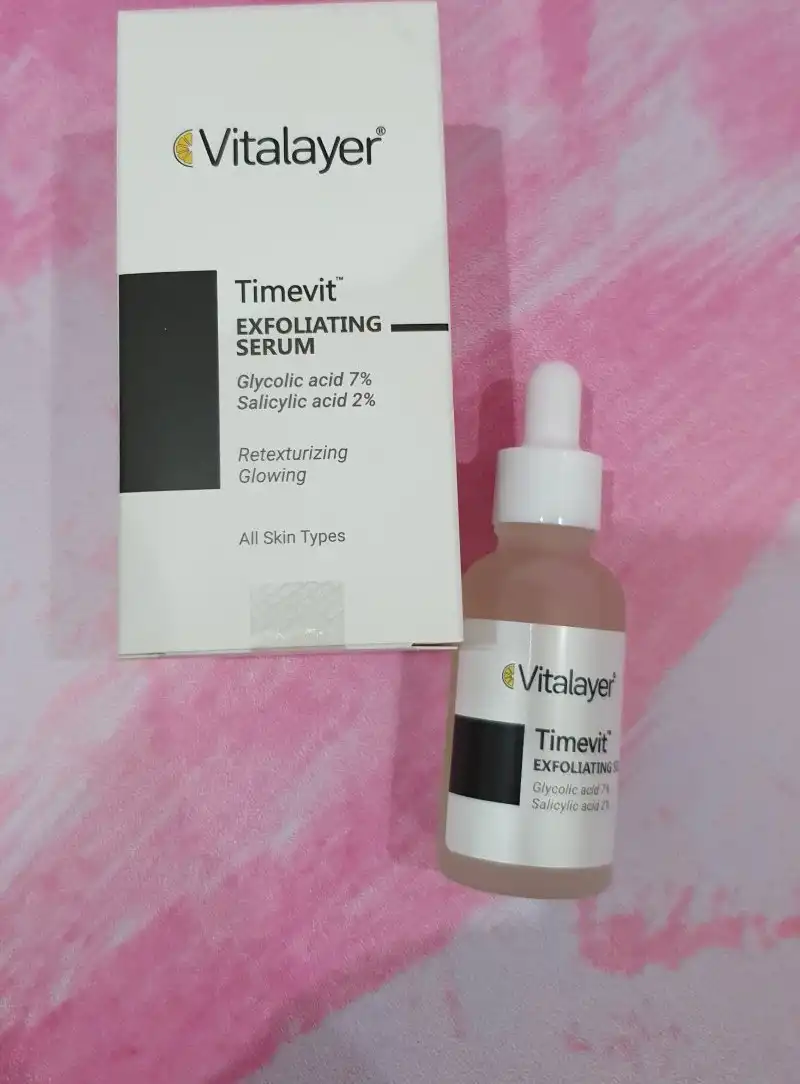 سرم لایه بردار Vitalayer مدل AHA 30% Timevit حجم 30 میلی‌لیتر