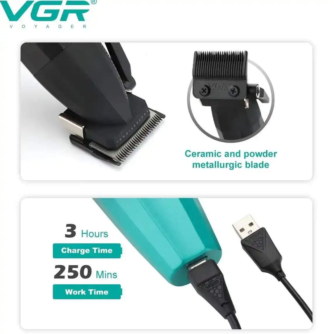 ست ماشین اصلاح VGR مدل V‑003 و V‑906