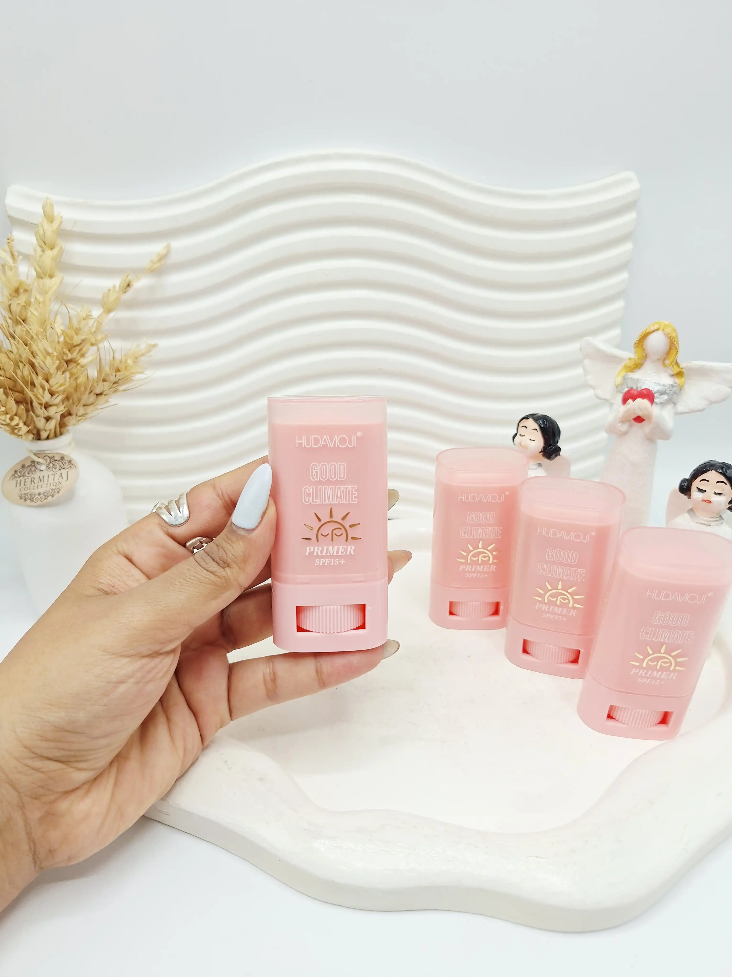 ضد آفتاب استیکی SPF15 هدا موجی صورتی کد SP-001