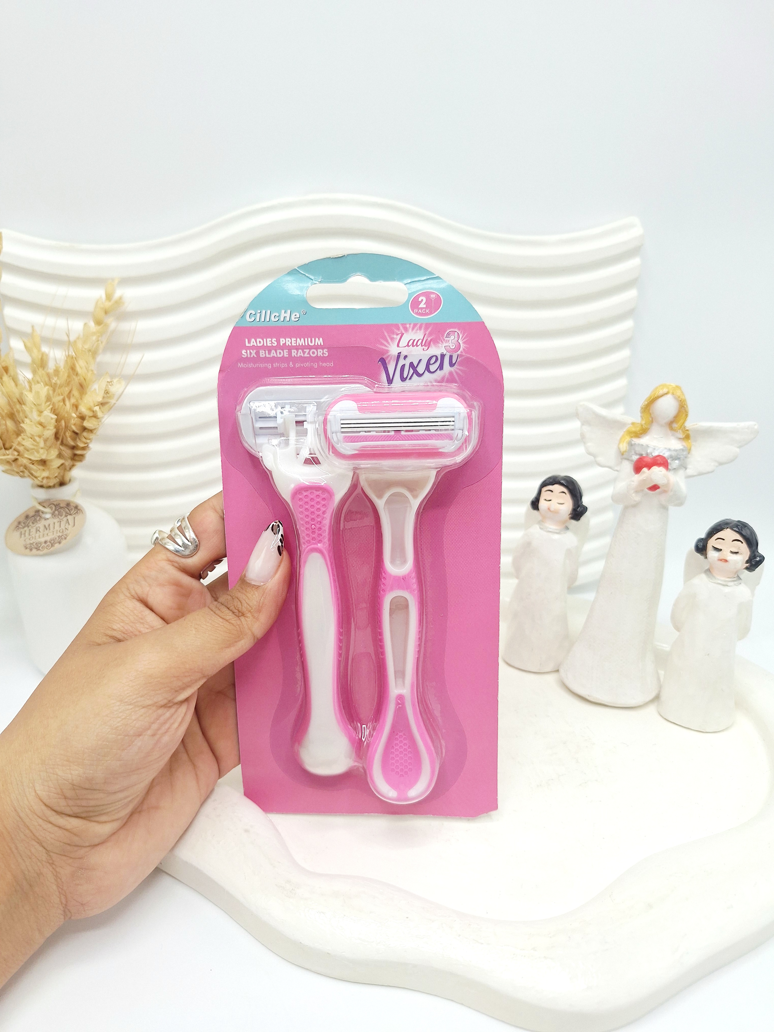 پک ژیلت زنانه ۲تایی Lady B Vixen کد ۴۱۹۱