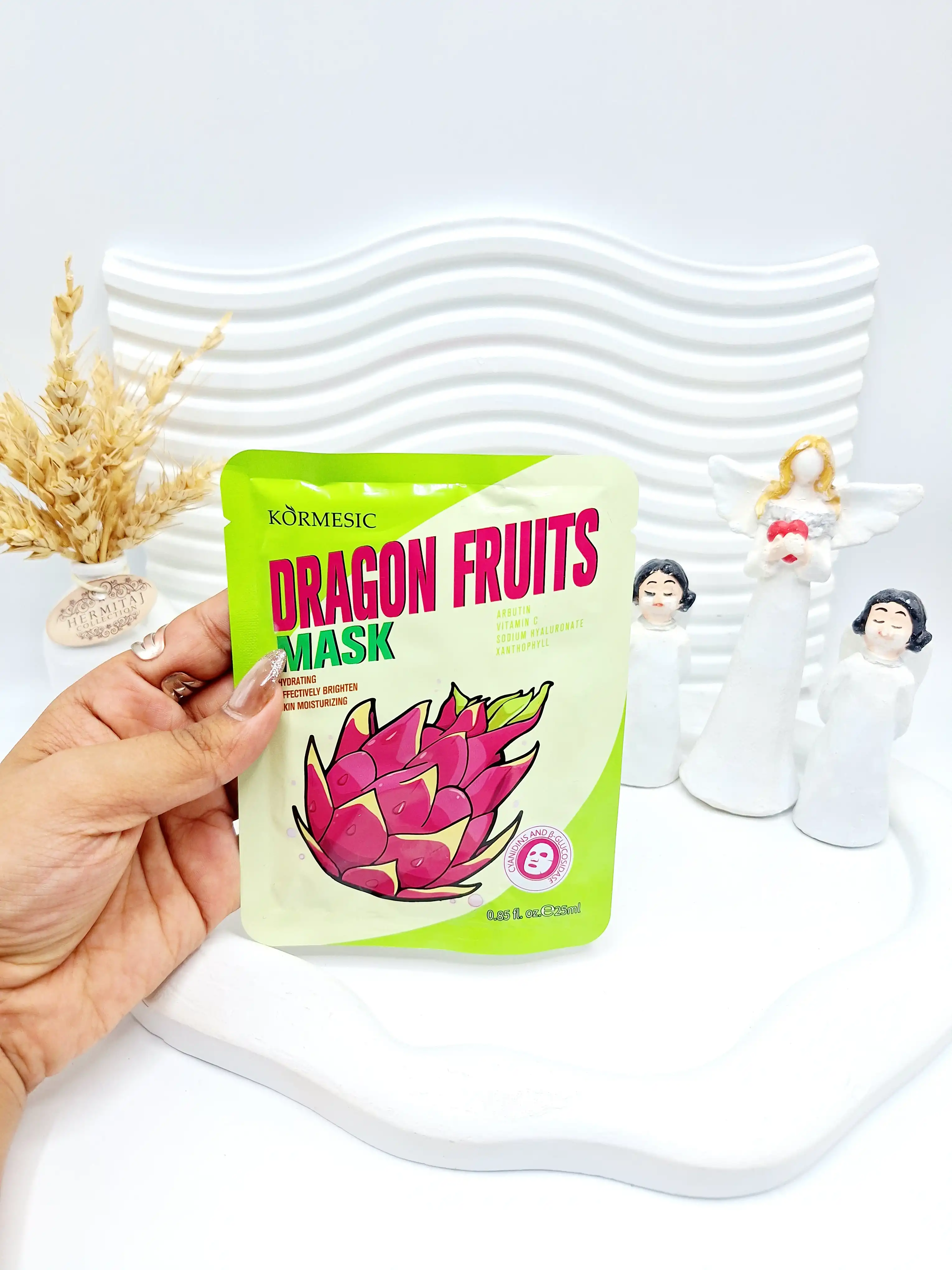 ماسک ورقه ای آبرسان و مرطوب کننده اژدها برند کورمسیک کد 5555