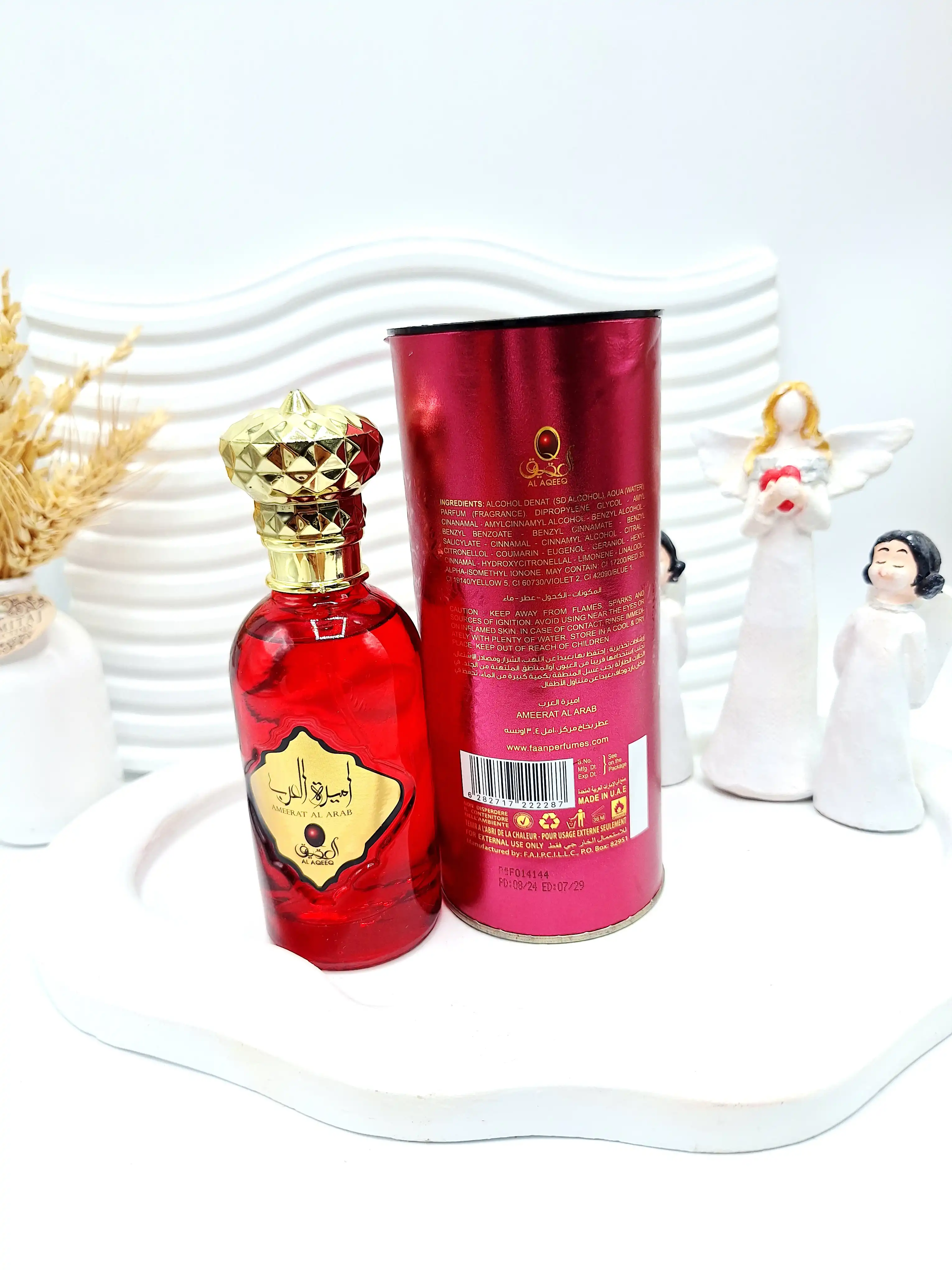 عطر ادوتویلت امیرة العرب AMEERAT AL ARAB برند العقید AL AGEED حجم 100 میل