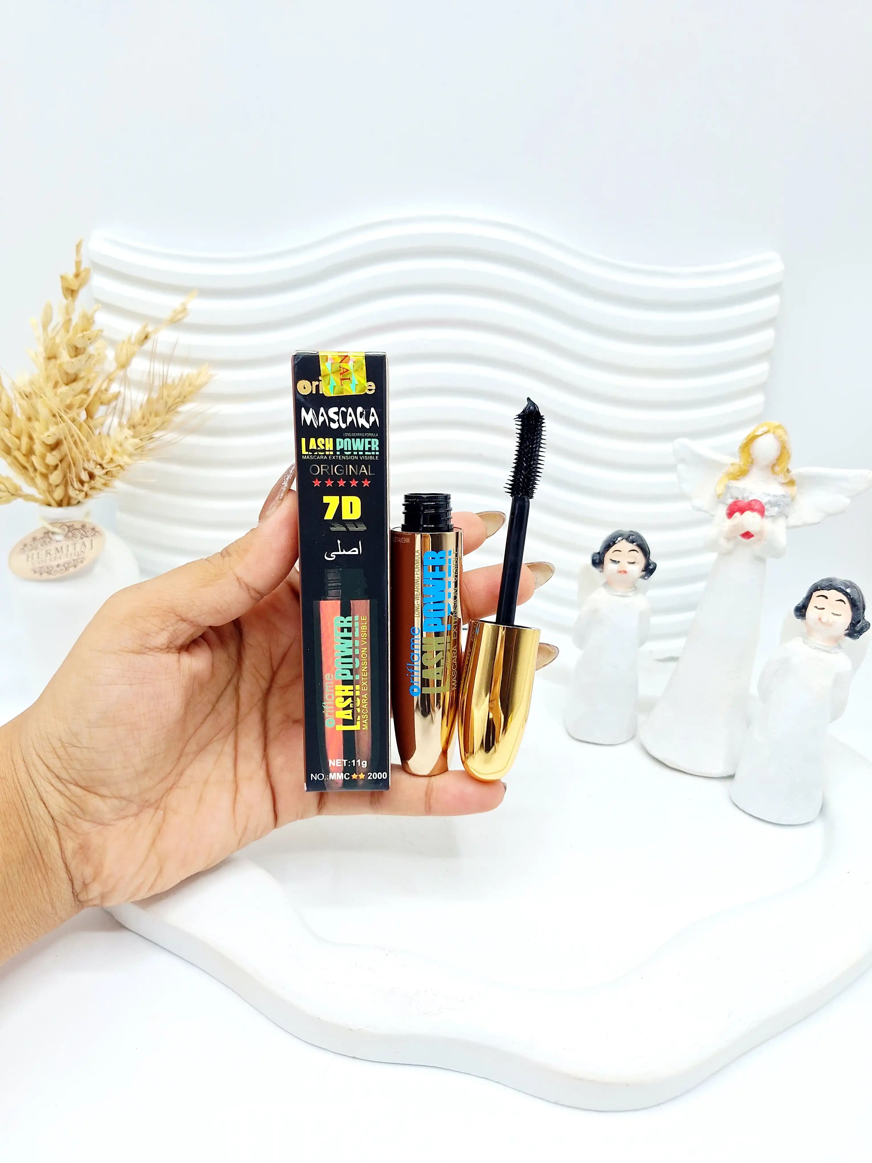 ریمل حجم دهنده و بلند کننده مژه اوریفلیم Oriflame مدل Lash Power 7D اصلی وزن 11 گرم کد 6662