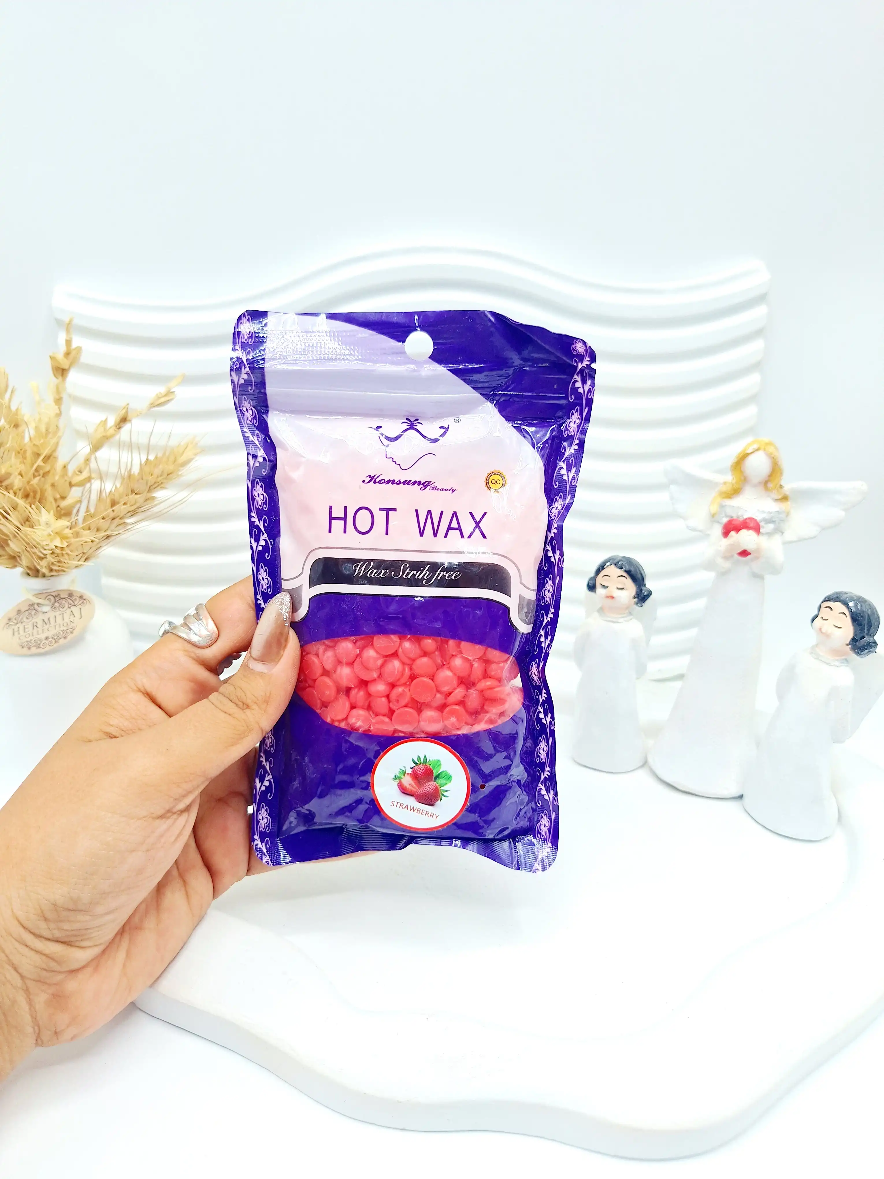 وکس 100 گرمی با کیفیت میوه ای جلد بنفش کد 0042