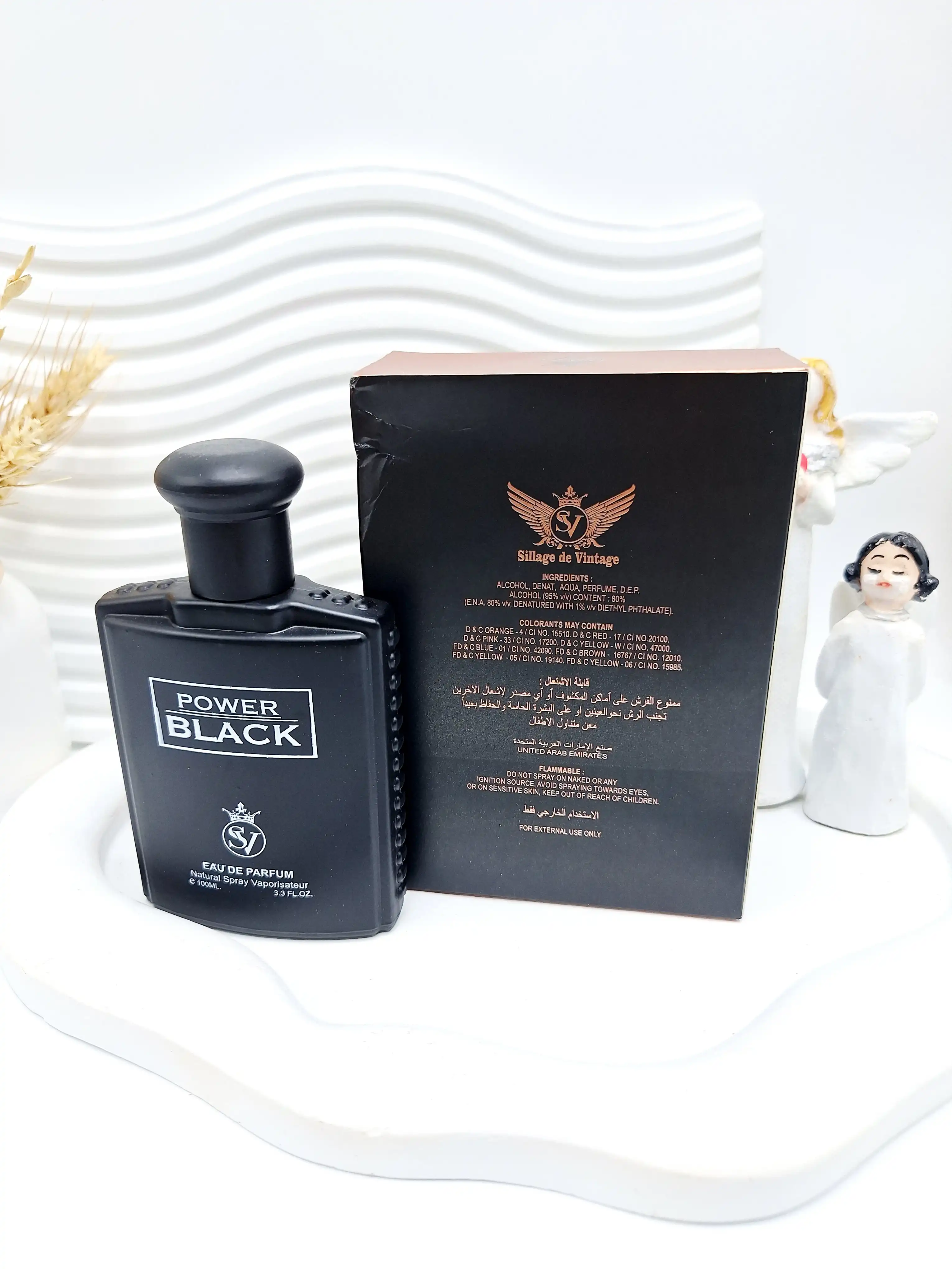 ادکلن اسپرت POWER BLACK حجم 100 میل ساخت امارات کد 1812