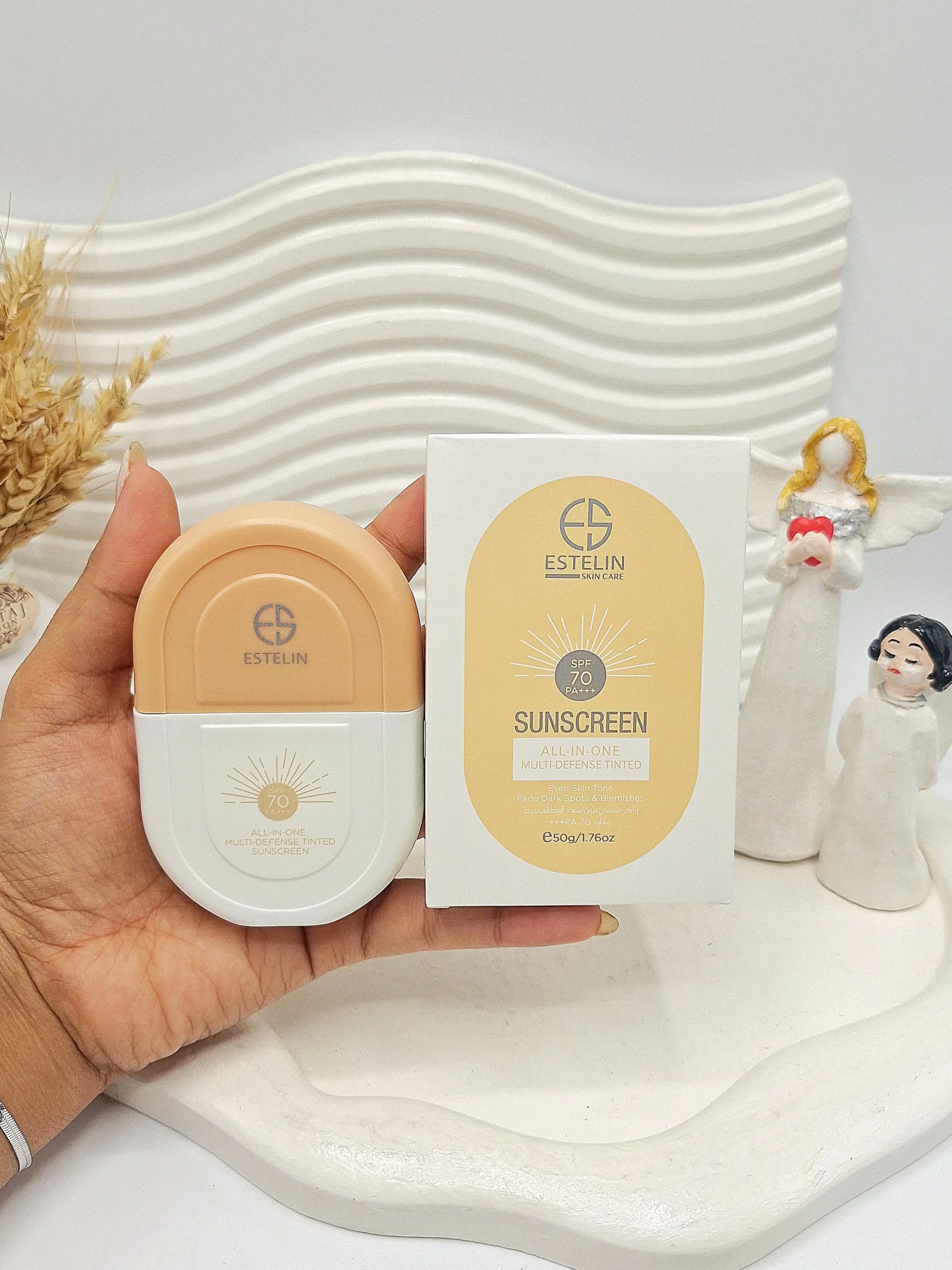 کرم ضد آفتاب استیلن رنگی spf70 — میکس ۳ رایحه